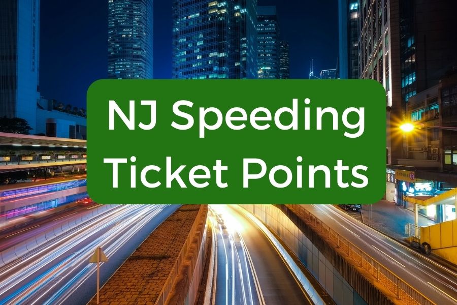 NJ Speeding Ticket Points