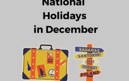 National Holidays in December