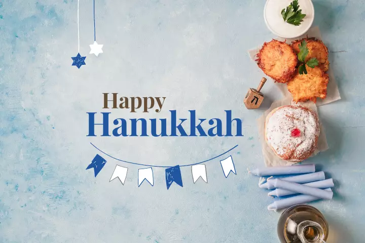 Happy Hanukkah December 18th to December 26th
